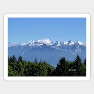 French Alps Sticker